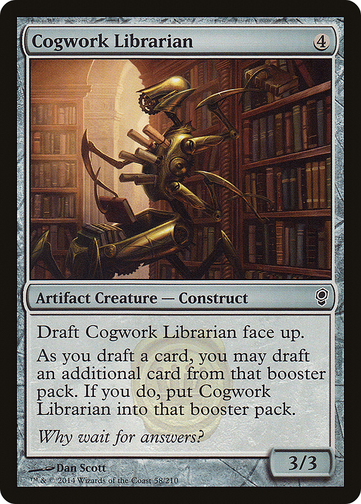 Cogwork Librarian (CNS-058) - Conspiracy - Premium MTG Single from Wizards of the Coast - Just $0.32! Shop now at Game Crave Tournament Store