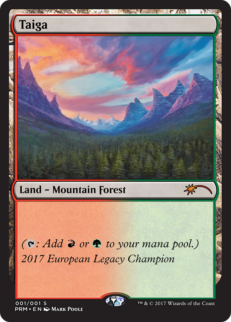 Taiga (OLGC-2017EU) - Legacy Championship - Premium MTG Single from Wizards of the Coast - Just $0! Shop now at Game Crave Tournament Store