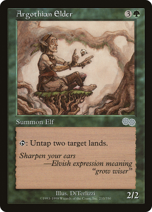 Argothian Elder (USG-233) - Urza's Saga - Premium MTG Single from Wizards of the Coast - Just $0.60! Shop now at Game Crave Tournament Store