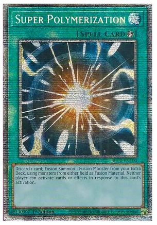 Super Polymerization (Starlight Rare) (BLCR-EN100) - Battles of Legend: Crystal Revenge 1st Edition - Premium Yugioh Single from Konami - Just $116! Shop now at Game Crave Tournament Store