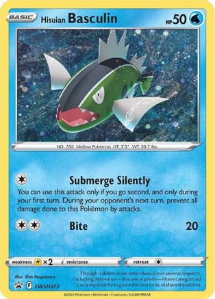 Hisuian Basculin SWSH273/307 - SWSH Black Star Promos Holofoil - Premium Pokemon Single from Nintendo - Just $0.50! Shop now at Game Crave Tournament Store