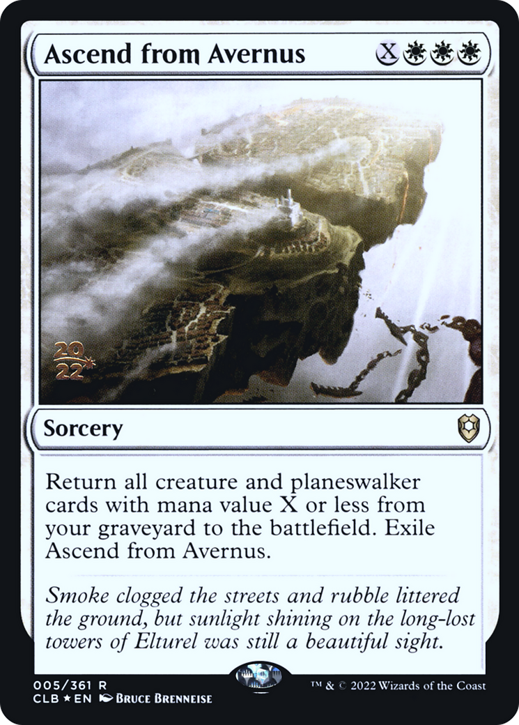 Ascend from Avernus (PCLB-05S) - Battle for Baldur's Gate Promos Foil - Premium MTG Single from Wizards of the Coast - Just $1! Shop now at Game Crave Tournament Store