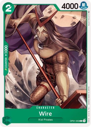 Wire (OP01-053) - Romance Dawn - Premium One Piece Single from Bandai - Just $0.25! Shop now at Game Crave Tournament Store
