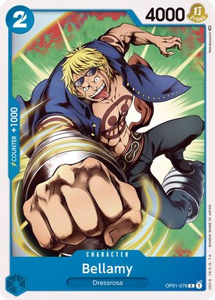 Bellamy (OP01-076) - Romance Dawn - Premium One Piece Single from Bandai - Just $0.25! Shop now at Game Crave Tournament Store