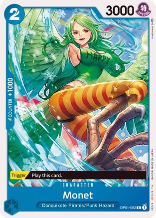 Monet (OP01-082) - Romance Dawn - Premium One Piece Single from Bandai - Just $0.25! Shop now at Game Crave Tournament Store