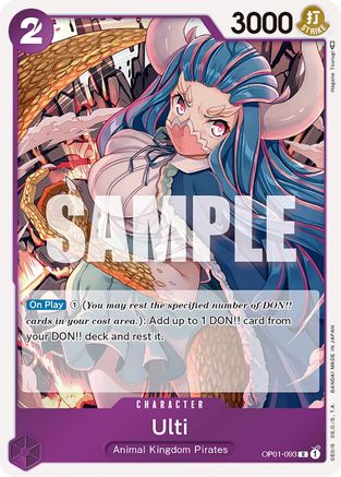 Ulti (OP01-093) - Romance Dawn Foil - Premium One Piece Single from Bandai - Just $0.25! Shop now at Game Crave Tournament Store
