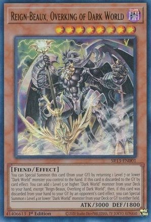 Reign-Beaux, Overking of Dark World (SR13-EN001) - Structure Deck: Dark World 1st Edition - Premium Yugioh Single from Konami - Just $0.25! Shop now at Game Crave Tournament Store