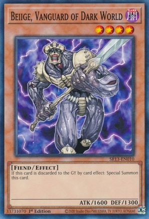 Beiige, Vanguard of Dark World (SR13-EN010) - Structure Deck: Dark World 1st Edition - Premium Yugioh Single from Konami - Just $0.25! Shop now at Game Crave Tournament Store