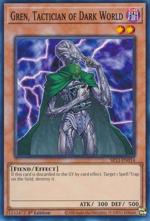 Gren, Tactician of Dark World (SR13-EN014) - Structure Deck: Dark World 1st Edition - Premium Yugioh Single from Konami - Just $0.25! Shop now at Game Crave Tournament Store