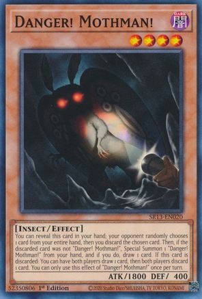 Danger! Mothman! (SR13-EN020) - Structure Deck: Dark World 1st Edition - Premium Yugioh Single from Konami - Just $0.27! Shop now at Game Crave Tournament Store