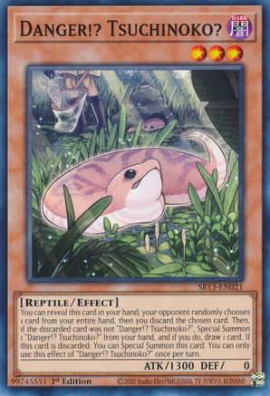 Danger!? Tsuchinoko? (SR13-EN021) - Structure Deck: Dark World 1st Edition - Premium Yugioh Single from Konami - Just $0.26! Shop now at Game Crave Tournament Store