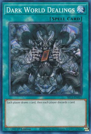 Dark World Dealings (SR13-EN027) - Structure Deck: Dark World 1st Edition - Premium Yugioh Single from Konami - Just $0.25! Shop now at Game Crave Tournament Store