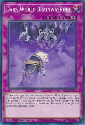 Dark World Brainwashing (SR13-EN035) - Structure Deck: Dark World 1st Edition - Premium Yugioh Single from Konami - Just $0.25! Shop now at Game Crave Tournament Store