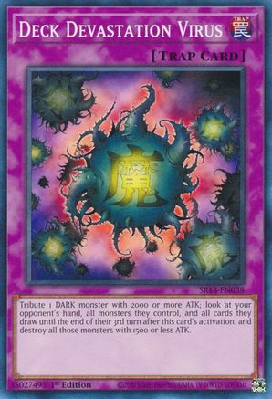 Deck Devastation Virus (SR13-EN038) - Structure Deck: Dark World 1st Edition - Premium Yugioh Single from Konami - Just $0.25! Shop now at Game Crave Tournament Store