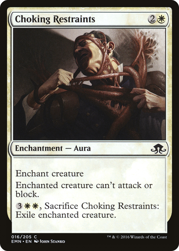Choking Restraints (EMN-016) - Eldritch Moon - Premium MTG Single from Wizards of the Coast - Just $0.25! Shop now at Game Crave Tournament Store