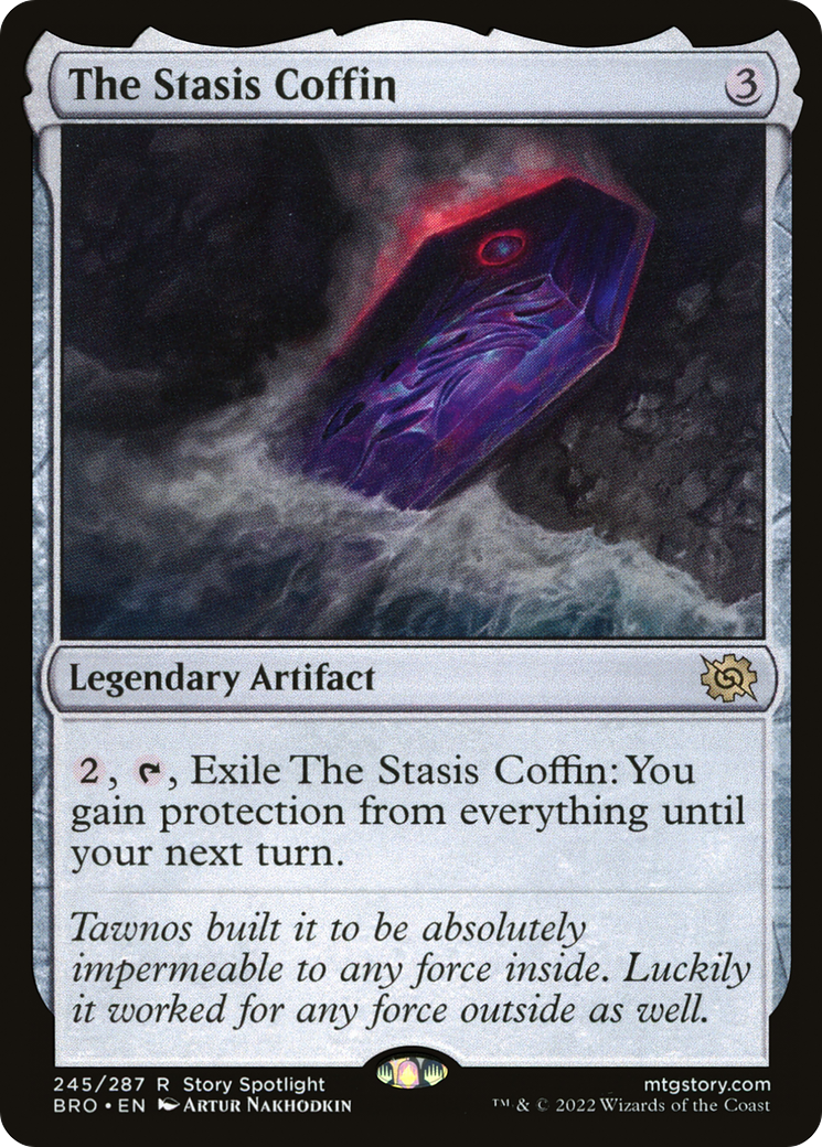 The Stasis Coffin (BRO-245) - The Brothers' War - Premium MTG Single from Wizards of the Coast - Just $0.25! Shop now at Game Crave Tournament Store
