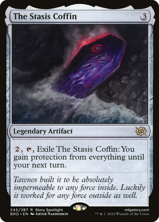 The Stasis Coffin (BRO-245) - The Brothers' War - Premium MTG Single from Wizards of the Coast - Just $0.25! Shop now at Game Crave Tournament Store
