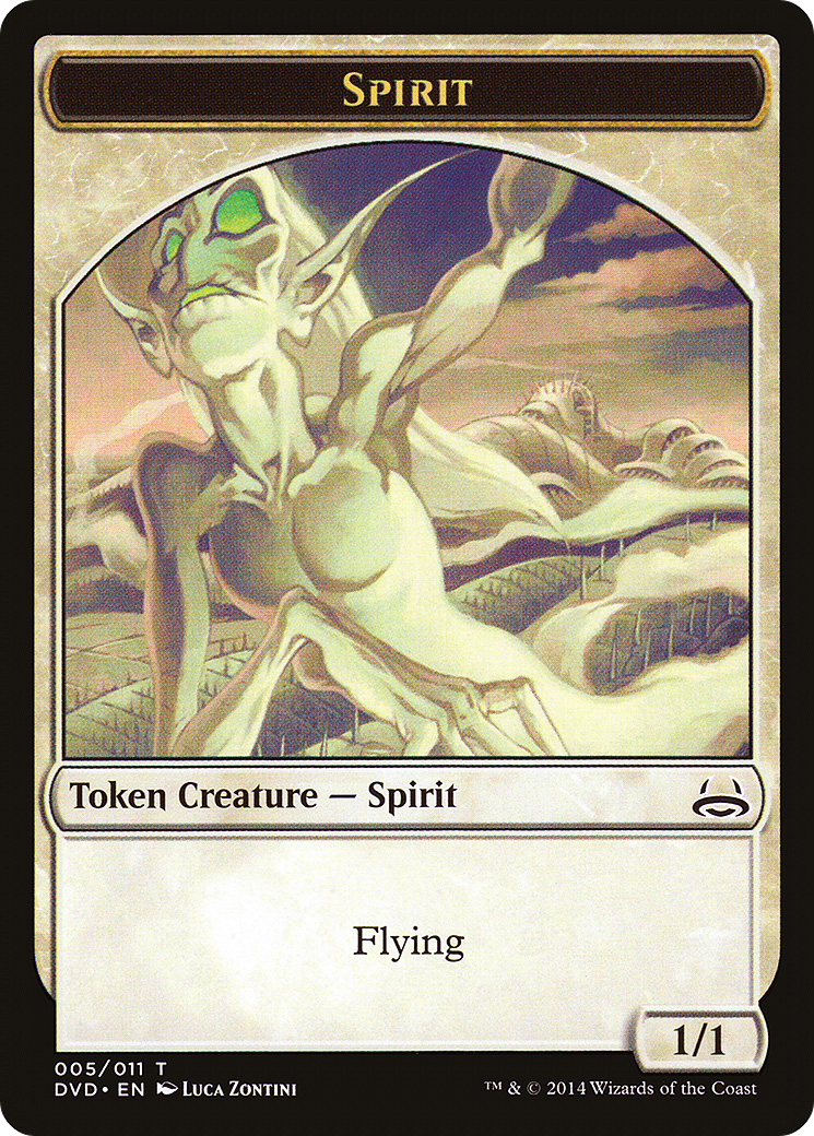 Spirit (TDVD-005) - Duel Decks Anthology: Divine vs. Demonic Tokens - Premium MTG Single from Wizards of the Coast - Just $0.08! Shop now at Game Crave Tournament Store