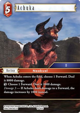 Achuka (RESURGENCE OF POWER) Foil - Premium Final Fantasy Single from Resurgence of Power - Just $0.25! Shop now at Game Crave Tournament Store