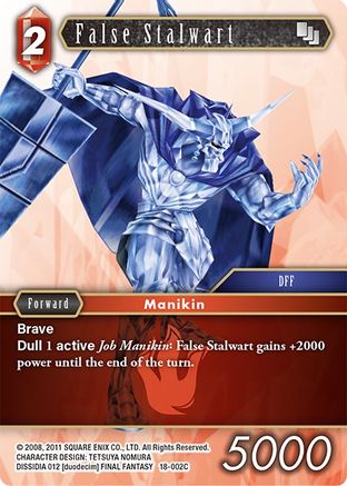 False Stalwart (RESURGENCE OF POWER) - Premium Final Fantasy Single from Resurgence of Power - Just $0.25! Shop now at Game Crave Tournament Store