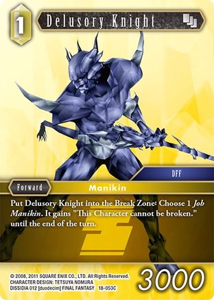 Delusory Knight (RESURGENCE OF POWER) - Premium Final Fantasy Single from Resurgence of Power - Just $0.25! Shop now at Game Crave Tournament Store