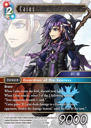 Caius (RESURGENCE OF POWER) Foil - Premium Final Fantasy Single from Resurgence of Power - Just $0.64! Shop now at Game Crave Tournament Store