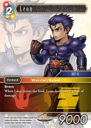 Leon (RESURGENCE OF POWER) Foil - Premium Final Fantasy Single from Resurgence of Power - Just $0.25! Shop now at Game Crave Tournament Store