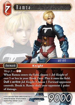 Ramza (RESURGENCE OF POWER) - Premium Final Fantasy Single from Resurgence of Power - Just $0.25! Shop now at Game Crave Tournament Store