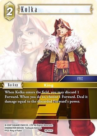Kolka (RESURGENCE OF POWER) - Premium Final Fantasy Single from Resurgence of Power - Just $0.25! Shop now at Game Crave Tournament Store