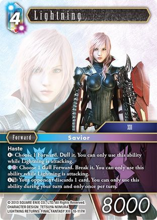 Lightning (Hero) (RESURGENCE OF POWER) - Premium Final Fantasy Single from Resurgence of Power - Just $0.64! Shop now at Game Crave Tournament Store