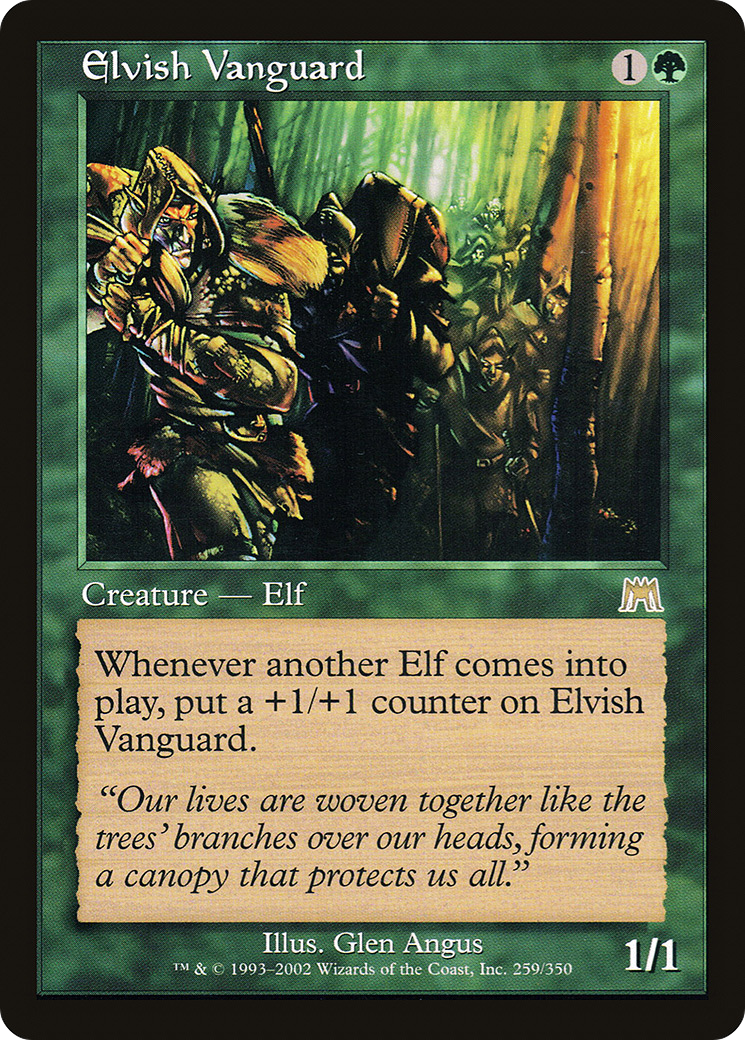 Elvish Vanguard (ONS-259) - Onslaught - Premium MTG Single from Wizards of the Coast - Just $0.53! Shop now at Game Crave Tournament Store