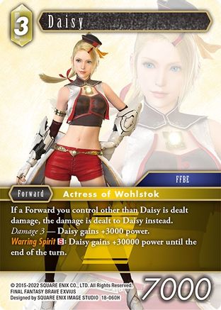 Daisy (RESURGENCE OF POWER) Foil - Premium Final Fantasy Single from Resurgence of Power - Just $0.35! Shop now at Game Crave Tournament Store
