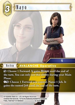 Nayo (RESURGENCE OF POWER) Foil - Premium Final Fantasy Single from Resurgence of Power - Just $0.63! Shop now at Game Crave Tournament Store