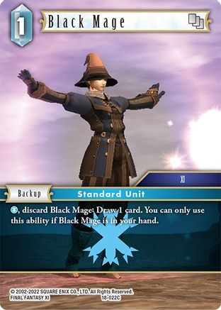 Black Mage (RESURGENCE OF POWER) Foil - Premium Final Fantasy Single from Resurgence of Power - Just $0.27! Shop now at Game Crave Tournament Store