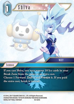 Shiva (RESURGENCE OF POWER) - Premium Final Fantasy Single from Resurgence of Power - Just $0.25! Shop now at Game Crave Tournament Store