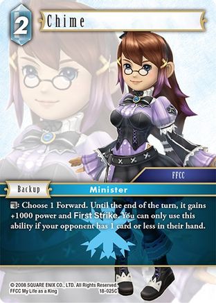 Chime (RESURGENCE OF POWER) Foil - Premium Final Fantasy Single from Resurgence of Power - Just $0.25! Shop now at Game Crave Tournament Store