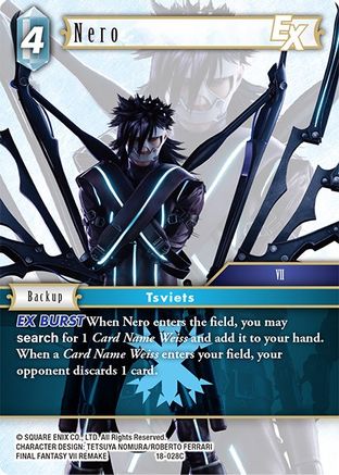 Nero EX (RESURGENCE OF POWER) - Premium Final Fantasy Single from Resurgence of Power - Just $0.25! Shop now at Game Crave Tournament Store