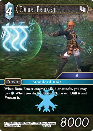 Rune Fencer - 18-031C (RESURGENCE OF POWER) Foil - Premium Final Fantasy Single from Resurgence of Power - Just $0.25! Shop now at Game Crave Tournament Store