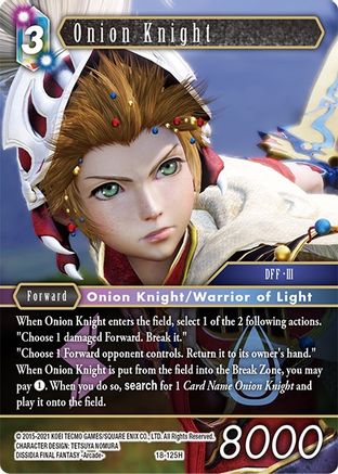 Onion Knight (RESURGENCE OF POWER) - Premium Final Fantasy Single from Resurgence of Power - Just $0.27! Shop now at Game Crave Tournament Store