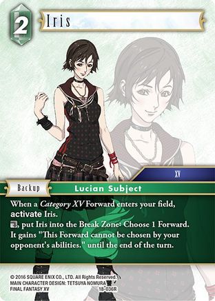 Iris (RESURGENCE OF POWER) Foil - Premium Final Fantasy Single from Resurgence of Power - Just $0.60! Shop now at Game Crave Tournament Store