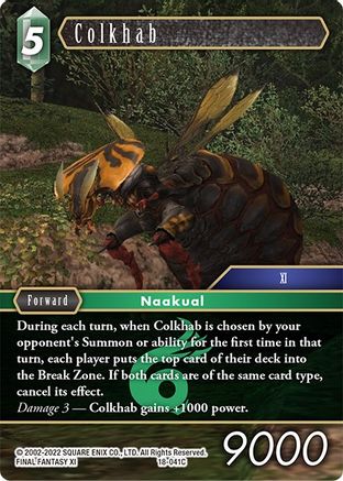Colkhab (RESURGENCE OF POWER) Foil - Premium Final Fantasy Single from Resurgence of Power - Just $0.25! Shop now at Game Crave Tournament Store