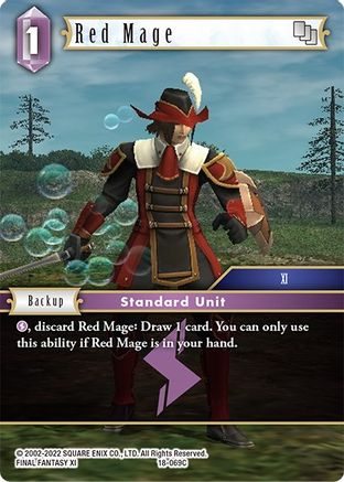 Red Mage (RESURGENCE OF POWER) Foil - Premium Final Fantasy Single from Resurgence of Power - Just $0.25! Shop now at Game Crave Tournament Store