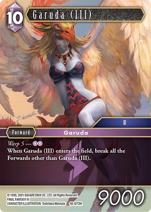 Garuda (III) (RESURGENCE OF POWER) Foil - Premium Final Fantasy Single from Resurgence of Power - Just $0.34! Shop now at Game Crave Tournament Store