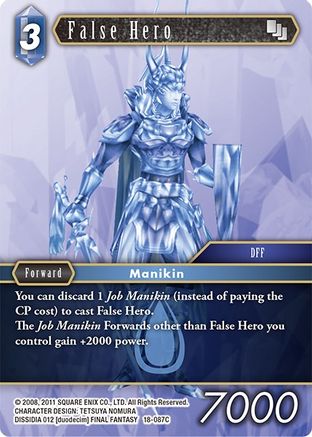 False Hero (RESURGENCE OF POWER) - Premium Final Fantasy Single from Resurgence of Power - Just $0.25! Shop now at Game Crave Tournament Store