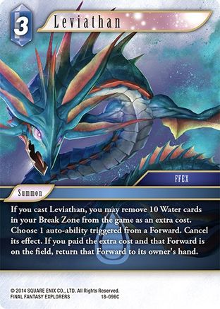 Leviathan (RESURGENCE OF POWER) - Premium Final Fantasy Single from Resurgence of Power - Just $0.25! Shop now at Game Crave Tournament Store