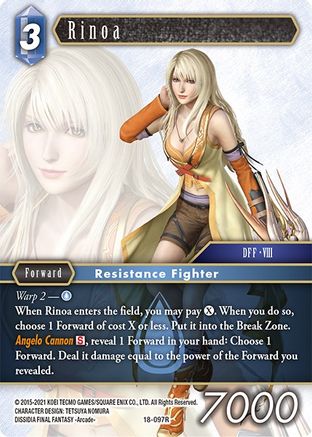 Rinoa (RESURGENCE OF POWER) - Premium Final Fantasy Single from Resurgence of Power - Just $0.25! Shop now at Game Crave Tournament Store