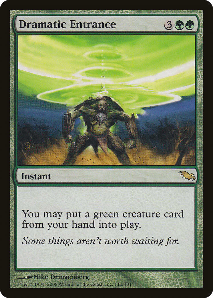 Dramatic Entrance (SHM-111) - Shadowmoor Foil - Premium MTG Single from Wizards of the Coast - Just $3.60! Shop now at Game Crave Tournament Store