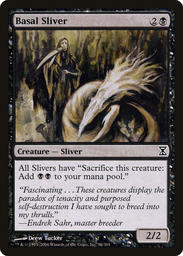 Basal Sliver (TSP-096) - Time Spiral - Premium MTG Single from Wizards of the Coast - Just $0.13! Shop now at Game Crave Tournament Store