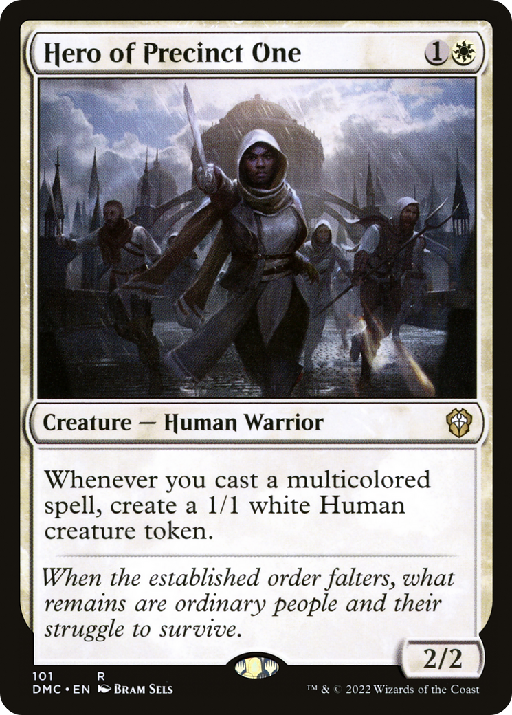 Hero of Precinct One (DMC-101) - Dominaria United Commander - Premium MTG Single from Wizards of the Coast - Just $0.08! Shop now at Game Crave Tournament Store