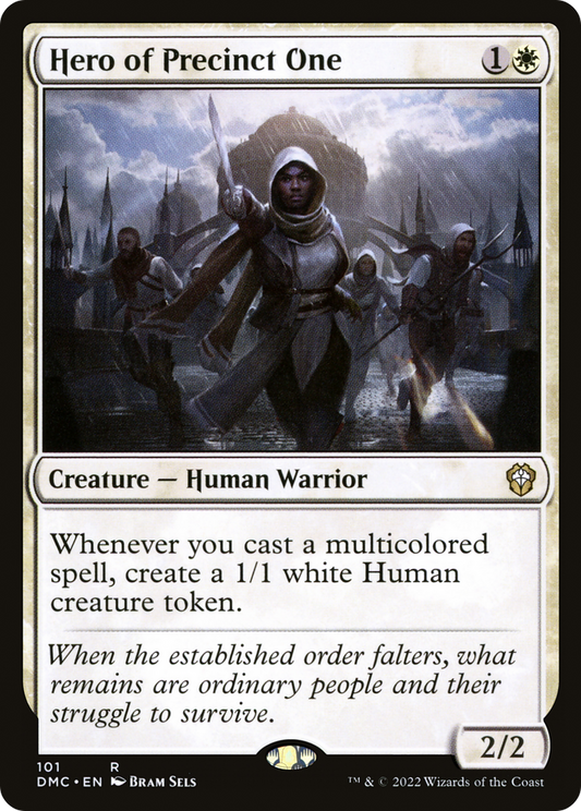 Hero of Precinct One (DMC-101) - Dominaria United Commander - Premium MTG Single from Wizards of the Coast - Just $0.08! Shop now at Game Crave Tournament Store
